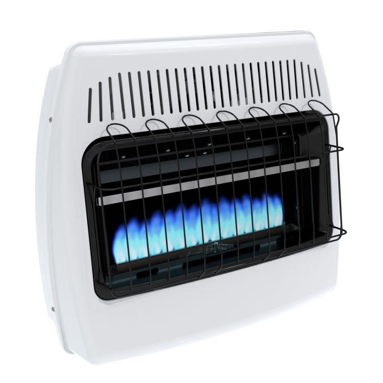 Dyna-Glo 30,000 BTU Liquid Propane Blue Flame Vent Free Wall Heater - BF30PMDG