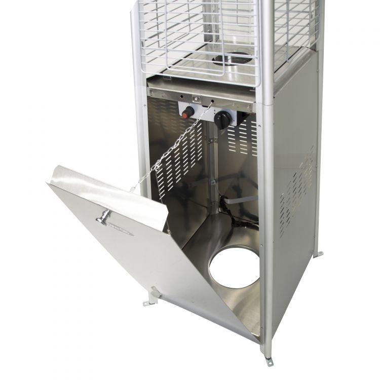 Dyna-Glo 42,000 BTU Stainless Steel Pyramid Flame Patio Heater - DGPH302SS thumbnail 3