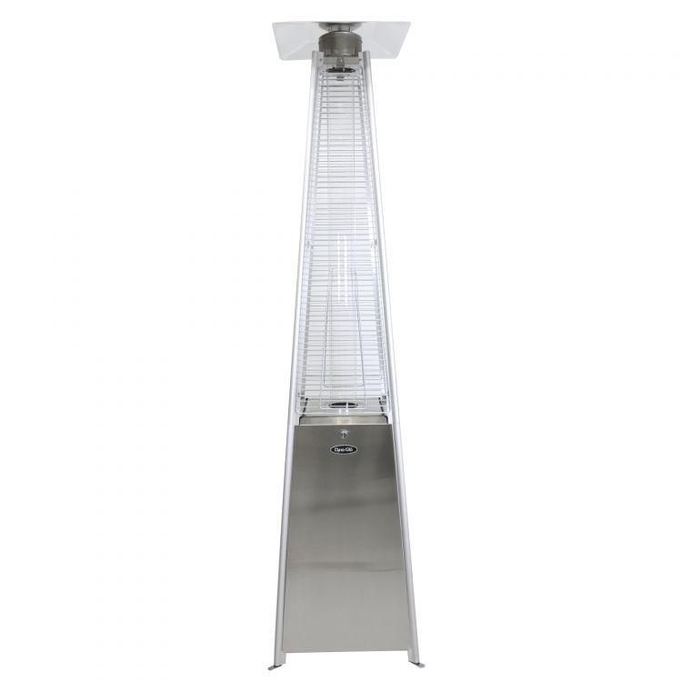 Dyna-Glo 42,000 BTU Stainless Steel Pyramid Flame Patio Heater - DGPH302SS